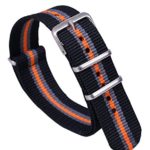 Colorful Luxury Exquisite Men’s One-Piece Nato style Nylon Perlon Watch Bands Straps