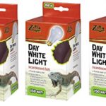 (3 Pack) Zilla Incandescent Bulb, Day White Light & Heat, 75 Watt