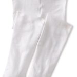 Jefferies Socks Baby-Girls Infant Pima Tight, White, 0-6 Months