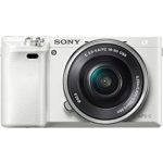Sony Alpha a6000 Mirrorless Digital Camera with 16-50mm Power Zoom Lens (White)