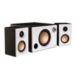 Swans M10 Surround Classy black & white 2.1 high-end multimedia speaker system Pearl White