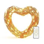 Eufy Starlit String Light Indoor and Outdoor Dimmable Warm White LED with Remote Control, IP20 Water-resistant, 33 ft ( Copper Wire)