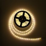 ALITOVE 16.4ft Warm White 3000K 5050 SMD LED Flexible Strip ribbon Light 5M 300 LEDs Waterproof IP65 DC 12V for Home Garden Commercial Area and Festival Lighting