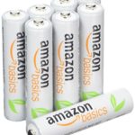 AmazonBasics AAA Rechargeable Batteries (8-Pack) Pre-charged – Packaging May Vary