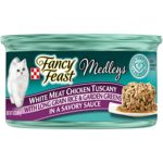 Purina Fancy Feast White Meat Chicken Tuscany Cat Food – (24) 3 oz. Pull-top Can