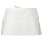 Adult Chef’s 3 Pocket Cotton Blend Waist Apron White