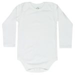 Long Sleeve Onesies Baby Toddler (3T (24-36)), White