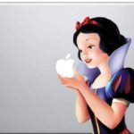 Snow White Holding Apple MacBook Pro Vinyl Decal Sticker (Available for 11, 13, 15, 17 inch and Air)
