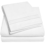 1500 Supreme Collection Extra Soft Full Sheets Set, White – Luxury Bed Sheets Set With Deep Pocket Wrinkle Free Hypoallergenic Bedding, Over 40 Colors, Full Size, White