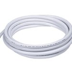 Monoprice 106315 10-Feet RG6 Quad Shield CL2 Coaxial Cable with F Type Connector – White
