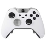 eXtremeRate® White Soft Touch Replacement Shell Front Faceplate Cover for Xbox One Elite Controller