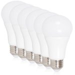 Maxxima LED A19 – 800 Lumens 60 Watt Equivalent Daylight Cool White (5000K) Light Bulb, 10 Watts (Pack of 6)