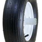 Marathon 4.80/4.00-8″ Pneumatic (Air Filled) Tire on Wheel, 6″ Hub, 5/8″ Bearings, Ribbed Tread