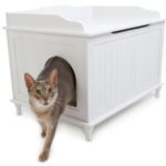 Designer Catbox Litter Box Enclosure in White