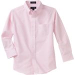 IZOD Kids Big Boys’ Long-Sleeve Solid Buttondown Dress Shirt