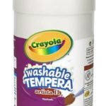 Crayola Tempera Washable Paint 32-Ounce Plastic Squeeze Bottle, White