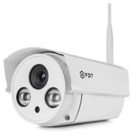 FDT 1080P HD WiFi Bullet IP Camera (2.0 Megapixel) Outdoor Wireless Security Camera FD8902 (White), Plug & Play & Nightvision