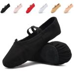 CIOR Ballet Slippers for Girls Classic Split-Sole Canvas Dance Gymnastics Yoga Shoes Flats(Toddler/Little Kid/Big Kid)