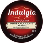Indulgio Cappuccino for K-cup Brewers, White Chocolate Caramel, 24 Count