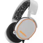 SteelSeries Arctis 5 RGB Illuminated Gaming Headset with DTS Headphone:X 7.1 Surround for PC, PlayStation 4, Xbox One, VR, Android and iOS – White