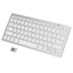 JETech Ultra-Slim 2.4G Wireless Keyboard for Windows (White) – 2161