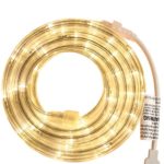 PERSIK Rope Light – for Indoor and Outdoor use, 18 Feet, 108 LED Warm-White Lights