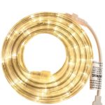 PERSIK Rope Light – for Indoor and Outdoor use, 18 Feet, 108 LED Warm-White Lights
