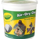 Crayola Air-Dry Clay, White, 5 lb. Resealable Bucket, Great for Classroom, Educational, Art Tools
