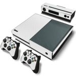Mod Freakz Console and Controller Vinyl Skin Set – White Carbon Fiber for Xbox One