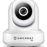 Amcrest UltraHD 2K (3MP/2304TVL) WiFi Video Security IP Camera with Pan/Tilt, Dual Band 5ghz/2.4ghz, Two-Way Audio, 3-Megapixel @ 20FPS, Wide 90° Viewing Angle and Night Vision IP3M-941W (White)