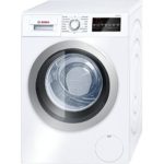 Bosch WAT28401UC 500 2.2 Cu. Ft. White Stackable Front Load Washer – Energy Star