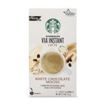 Starbucks VIA Instant White Chocolate Mocha Latte (1 box of 5 packets)