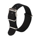 Watch Band NATO Straps Replacement Nylon Straps with Stainless Steel Buckle