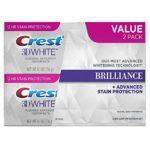 Crest 3D White Brilliance Vibrant Peppermint Toothpaste, 4.1 oz Twin Pack