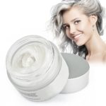 Mofajang Hair Wax Dye Styling Cream Mud, Natural Hairstyle Color Pomade, Washable Temporary (White)