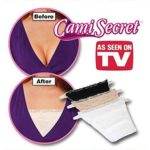 Cami Secret Clip On Mock Camisoles (3 Pack) White Black Beige