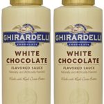 Ghirardelli White Chocolate Sauce 17oz Squeeze Bottle (Pack of 2)