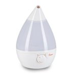 Crane USA Humidifiers – Ultrasonic Cool Mist Humidifier, Filter-Free, 1 Gallon, for Home Bedroom Baby Nursery and Office, White