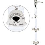 Caldwell’s Pet Supply Co. Potty Bells Housetraining Dog Doorbells for Dog Training and Housebreaking Your Doggy. 1.4 Inch Dog Bell with Doggie Doorbell and Potty Training for Puppies (White)
