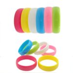 JSEA 2pcs Acrylic Candy Color Bracelets Set Women Girls Wide Bracelet Bangles
