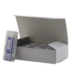 Pentel Hi-Polymer Block Eraser, Large, White, Pack of 10 (ZEH10PC10)