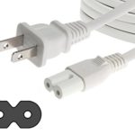AmazonBasics Replacement Power Cable for PS4 and Xbox One S / X – 6ft White