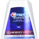 Crest 3D White Multi-Care Whitening Rinse, Glamorous White, Fresh Mint – 32 oz – 2 pk