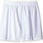 Fruit of the Loom Men’s Woven Tartan and Plaid Boxer Multipack, White (5 Pack), Large