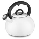 Cuisinart CTK-EOS17W Aura Enamel-on-Steel Stovetop Teakettle, White