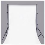 MOST POPULAR Absolutely Necessary in Photo Studio Collapsible Pure White Vinyl Backdrop Background For Photography, Video and Television 5x7ft