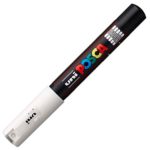 Uni Posca Extra Fine Marker, White (PC1M.1)