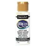 DecoArt DA-01 Americana Acrylic Paint, 2-Ounce, Titanium White