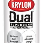 Krylon K08800007 ‘Dual’ Superbond Paint and Primer, Gloss White, 12 Ounce