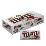 M&M’S White Chocolate Singles Size Candy 1.5-Ounce Pouch 24-Count Box